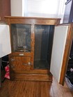 Early 1900 s Solid Oak Antique Ice Box