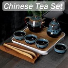 Chinese Kung Fu Tea Set     Portable Porcelain Travel Tea Set With Teapot   Cups