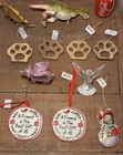 Mixed Christmas Ornaments Lot Of 34 Hallmark Disney Cracker Barrel Nwt Vintage