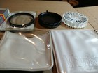 Lot Of Tiffen  Quantaray vivitar Filters  Cases  Canon Minolta Lens Caps Vintage