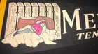 Memphis  Tennessee Vtg Felt Souvenir Pennant W asian Man Sleeping On Cotton 27 