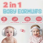 Baby Noise Protection Earmuffs With Clips   Headband Hearing Protection