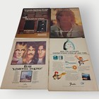 Vintage 1977 Circus Magazine Lot 4 Rush Heart Fleetwood Mac Hall Oates Posters 
