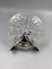 Large 16 Hole 5 1 4 Inch Clear Glass Flower Frog Vintage