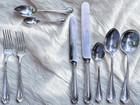 54 Pcs Silverplated Flatware Rogers   Bro 1913 New Grecian A1 Xii Firth-brearley