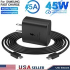 45w Type Usb-c Super Fast Wall Charger  6ft Cable For Samsung Galaxy S20 S22 S23