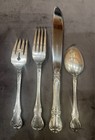 Towle Old Master Sterling Silver 4pc Place Setting 1942 No Mono