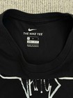 Nike Court Vamos Rafa Nadal Logo Tennis T Shirt - Men   s Medium Black - Federer