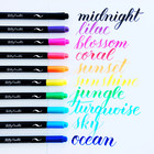 Kelly Creates Dream Pens Rainbow 10pcs Dual Tips Small And Big Brush New