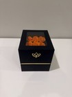 Eternal Flowers Trapezoidal Gift Boxes Orange Roses Valentine s Mother s Day