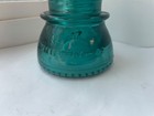 Euc Antique Vintage Hemingray 42 Usa Aqua Blue Teal Glass Insulator