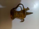 Vintage Miniature Brass Dallah Arabic Coffee Pot Middle Eastern Decorative
