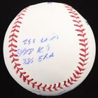 Andy Pettitte Signed Official Mlb Baseball W  4 Inscriptions  psa Coa - Yankees