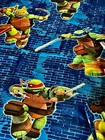 Euc Teenage Mutant Ninja Turtles 2 Window Curtain Panel Set  39 x 83  Rod Pocket