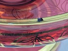 Antique Moser Bohemian Cranberry Glass Epergne Centerpiece Vase Candy Dish 13 