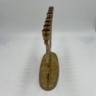 Hanukkah Menorah Jewish Judaica Israel Vintage Brass Chanukah Candle Holder