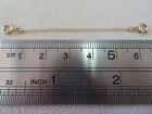 2 5 8  14k Solid Yellow Gold Safety Chain Extender 1 2 Mm X 65 Mm  
