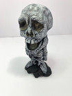 Nowell   s Skeleton Big Head Figurine  1862 Hand-painted Ceramic Halloween Decor