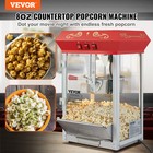 Vevor Popcorn Popper Machine Countertop Popcorn Maker 850w 8 Oz 48 Cups Red