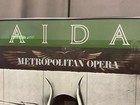 Original Aida Metropolitan Opera Poster Nyc  Framed