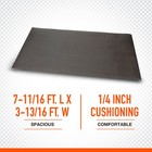 Ironton Anti-fatigue Mat  7-11 16ft l X 3-13 16ft w X 1 4in   Eva Foam