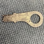 Antique Flat Skeleton Key Miller Lock Co  Champion 6-lever Key