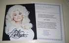 Dolly Parton Signed Photograph  Promo W coa 8 X 10 Inch