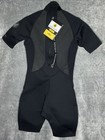 Body Glove Neoprene Spring Suit Shorty Wetsuit Mens Size Medium Black Nwt Surf 