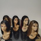 Hair Topic Bobbi Boss Human Hair Female Mannequin Heads Black Brown