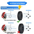 4x137 To 4x110 4pcs 1 0  Wheel Adapter Spacer For Kawasaki Bayou brute Force 650