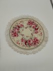 Large Lot Of Vintage Rose Doilies Assorted Sizes Beautiful 14 Total