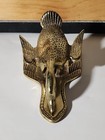 Vintage Virginia Metalcrafters Brass Goose Duck Paper Weight Clip Letter Holder