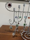 Dary Rees Original Vintage Handmade Large Art Menorah Spectacular Elaborate Ooak