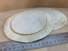 Lot Of 2x Jumbo Felt Bass Kick Drum Head Beater Impact Pads 60s 70s Vtg Thick