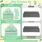 4 Pcs Hooded Baby Towels  Soft Baby Towel  Absorbent Baby Bath Towel  Baby Towel