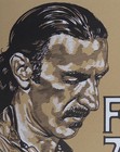      Pristine Vintage Frank Zappa Lithograph By K  Chillis 1982     wowie Zowie    