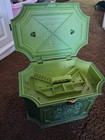 Vintage Max Klein Sewing Box Avocado Green