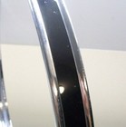 Ludwig  90 s Rocker 22 Inch Bass Drum Hoop Rim Chrome With Black Inlay Lot 82429