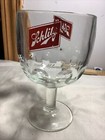 Schlitz Milwaukee Beer Thumbprint Glass   6 5    X 4    vintage  1970   s