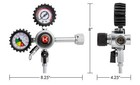 Kegco Hl-62 Premium Commercial Grade Double Gauge Co2 Draft Beer Regulator