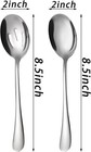 Serving Spoon And Slotted Serving Spoon Set   5 Pieces Each Set Of 10