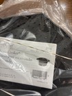 Pampered Chef Black Micro Cooker Microwave Steamer 8 Cup 2 Quart 2778 New W Lid