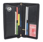 Travel Document Organizer With Airtag Holder - Rfid Blocking Passport Wallet   