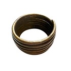 Antique Ethiopian Manilla Bracelet     Heavy Bronze Tribal Currency Bangle   Afric