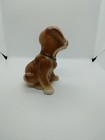 Vintage Royal Copley Brown Puppy With Head Tilted Euc Figurine Charming K9