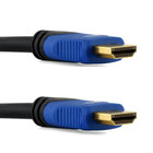 Premium 75ft Hdmi Cable Braided For Bluray 3d Dvd Ps4 Xbox Lcd Blue Hdtv 1080p