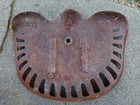 Vintage Metal Tractor Seat  Farm Implement 