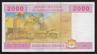 Central African States Chad 2000 Francs 2002  2017  P-608ce Unc