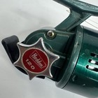 Vintage Heddon 120 Closed Spincast Fishing Reel Green Works Fast Shipping