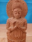 Wood Carved Buddha Statue